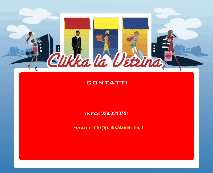 Clikka la vetrina - Contatti